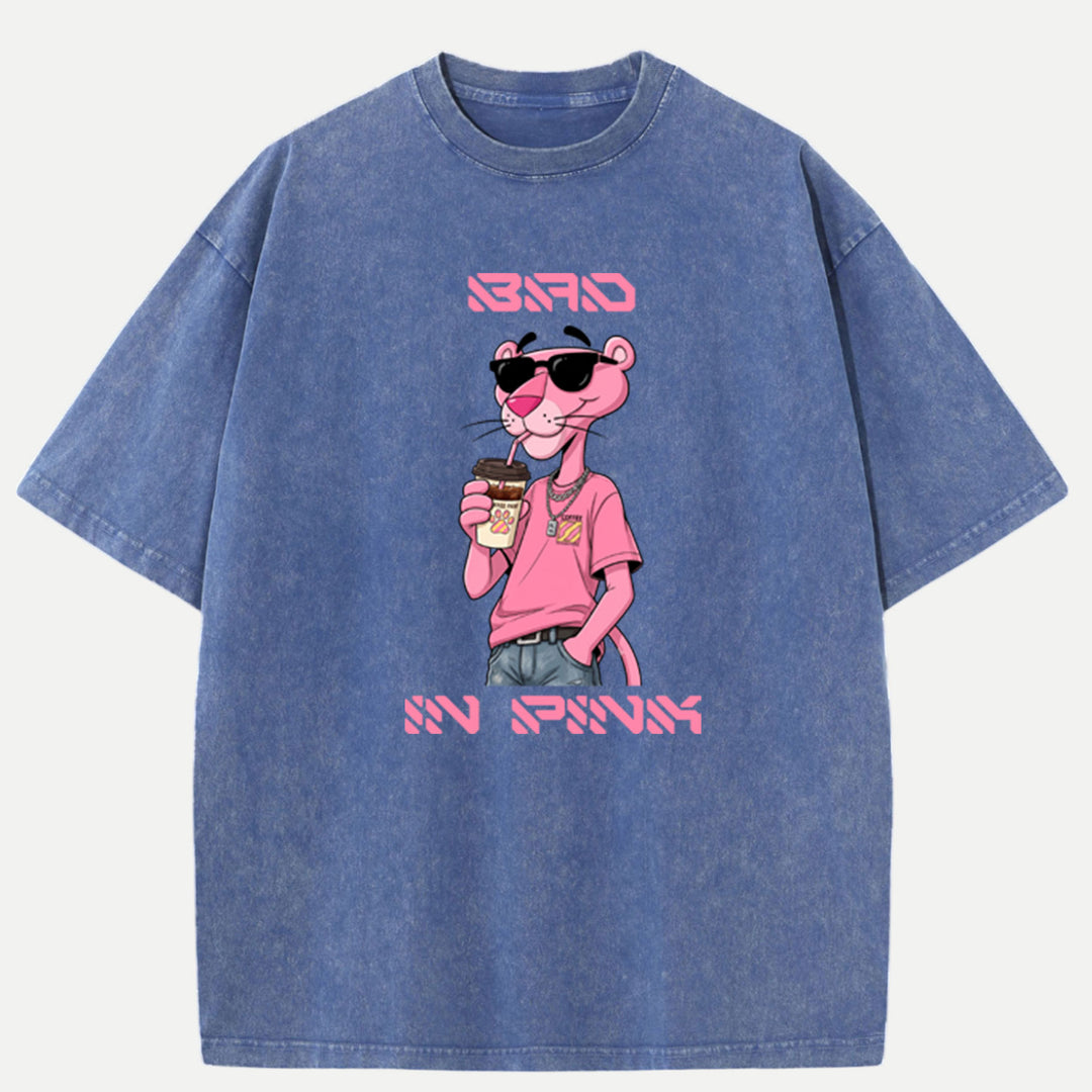 Bad in Pink Pink Panther Vintage T-Shirt