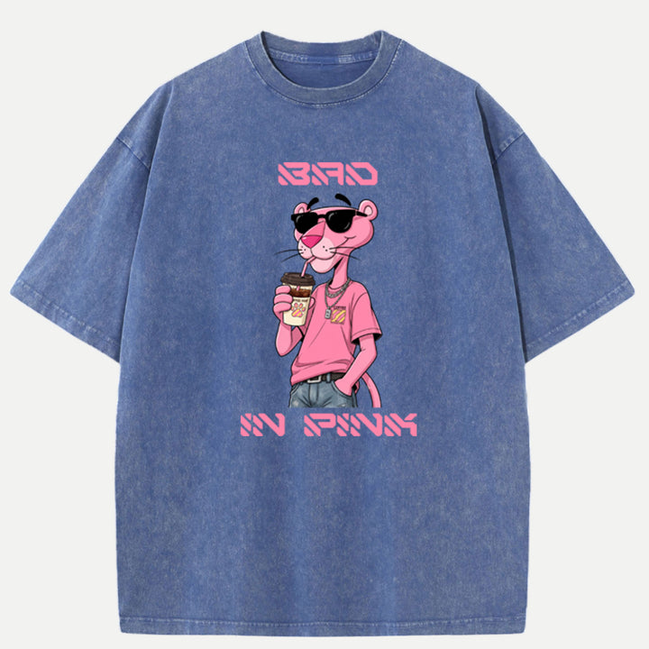 Bad in Pink Pink Panther Vintage T-Shirt