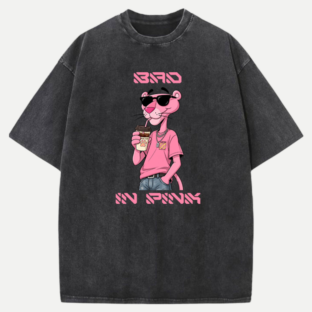 Bad in Pink Pink Panther Vintage T-Shirt
