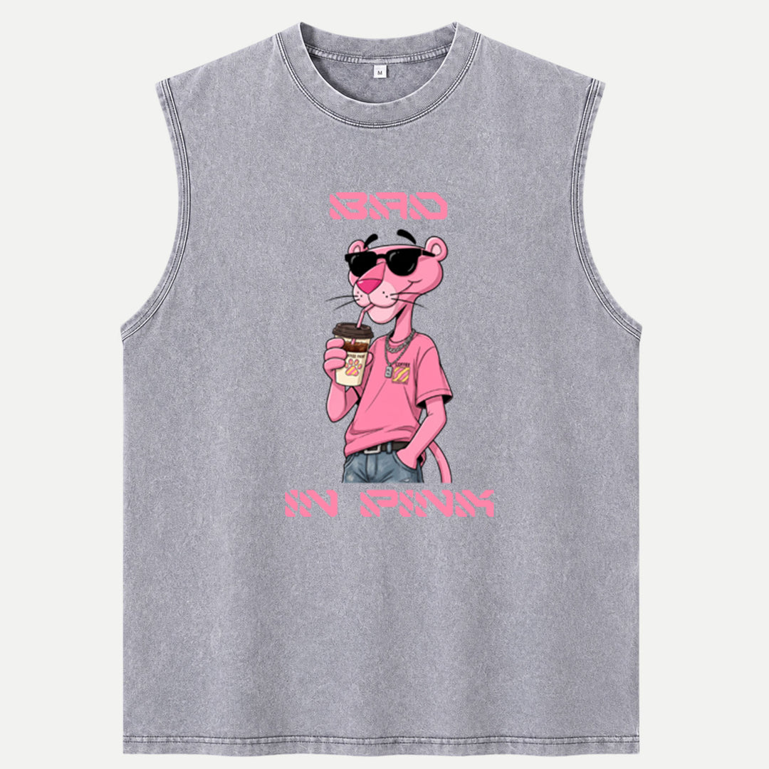 Bad in Pink Pink Panther Vintage T-Shirt