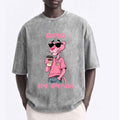 Funny Pink Panther "Sip In Pink" Graphic T-Shirt