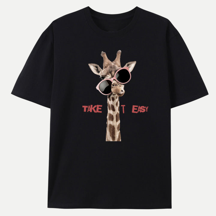 Take It Easy Giraffe vintage T-Shirt