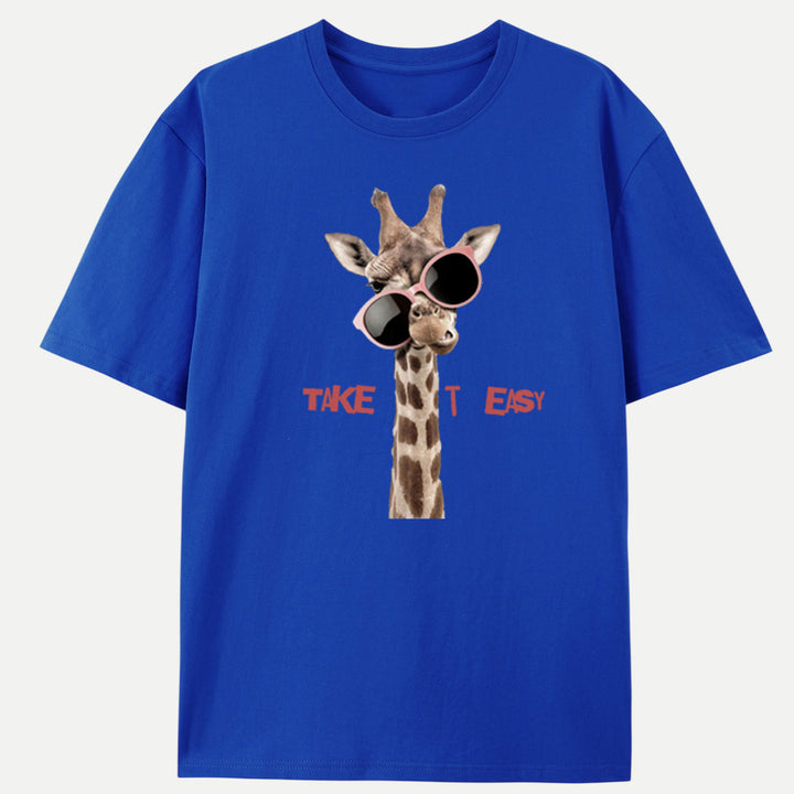 Take It Easy Giraffe vintage T-Shirt