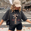 Funny Giraffe "Take It Easy" Graphic T-Shirt