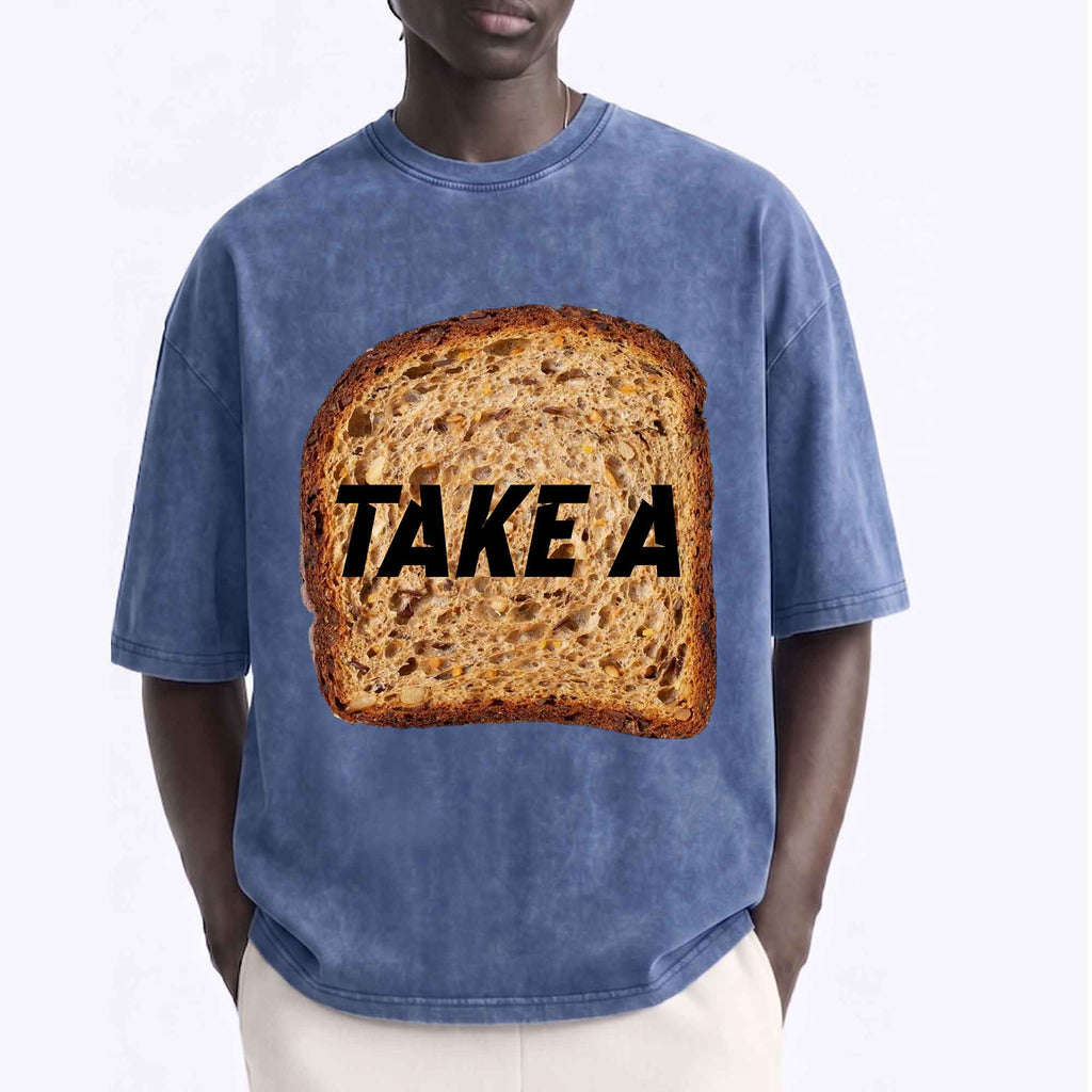 Funny Toast "Take A Toast" Graphic T-Shirt