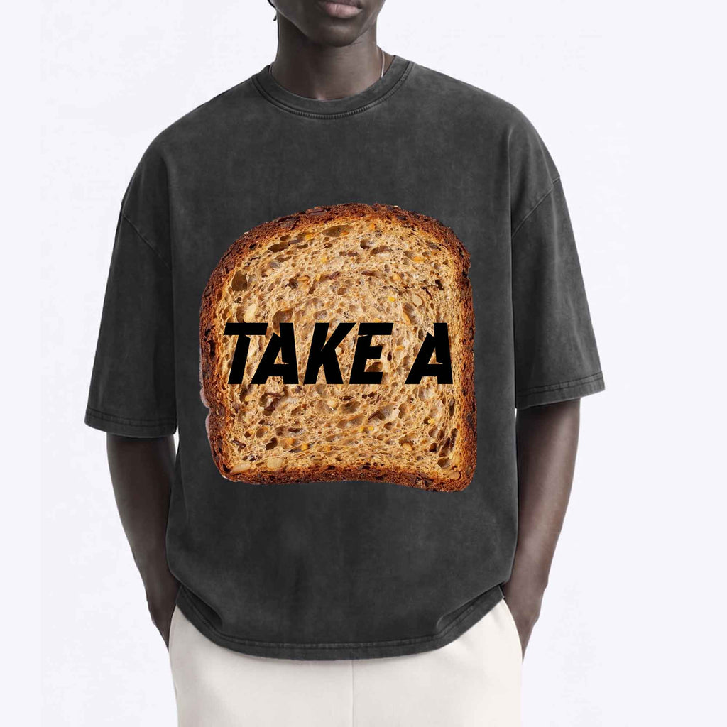 Funny Toast "Take A Toast" Graphic T-Shirt