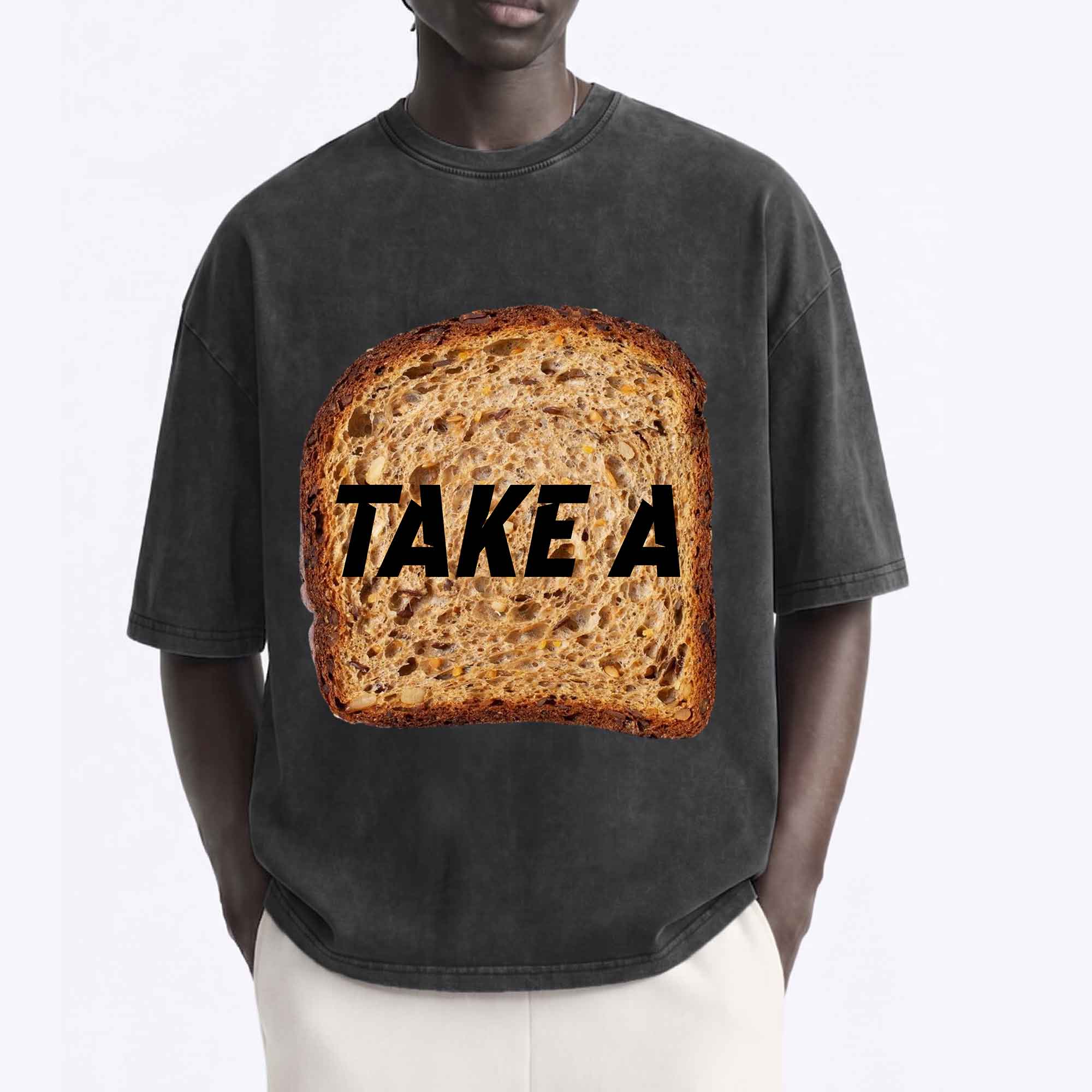 Funny Toast "Take A Toast" Graphic T-Shirt