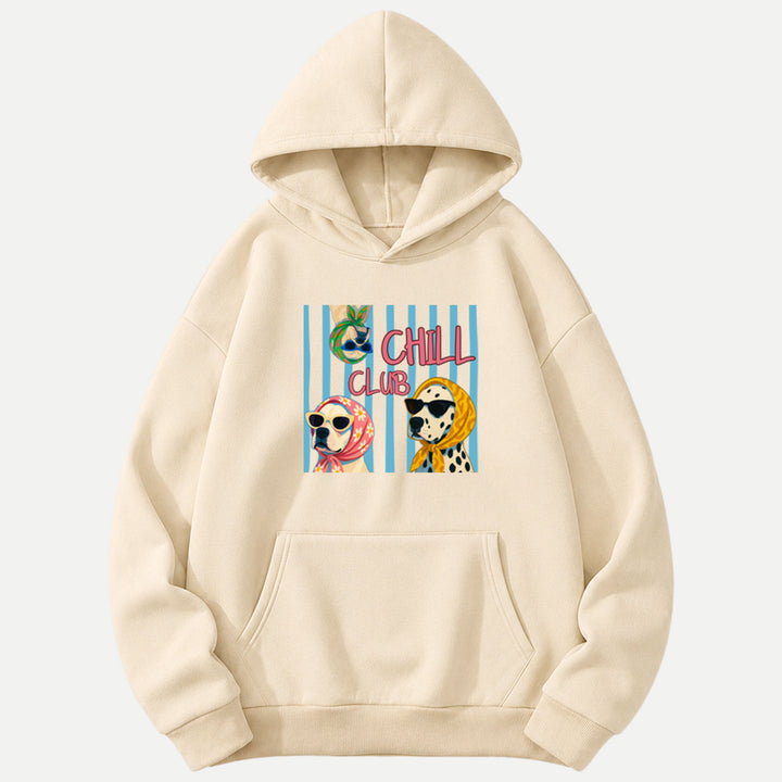 Chill Club Dog Graphic Vintage T-shirt