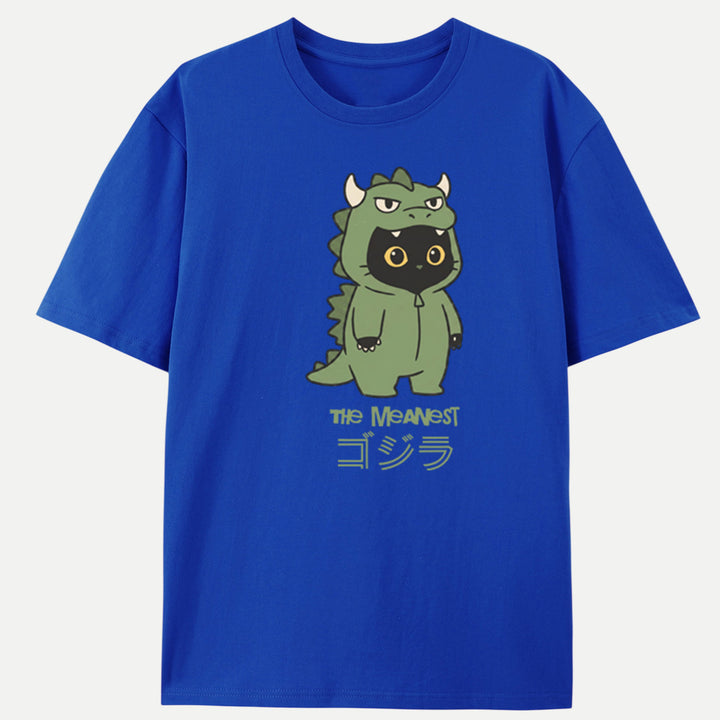 Cute Dinosaur Cat T-shirt