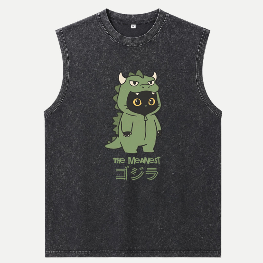 Cute Dinosaur Cat T-shirt