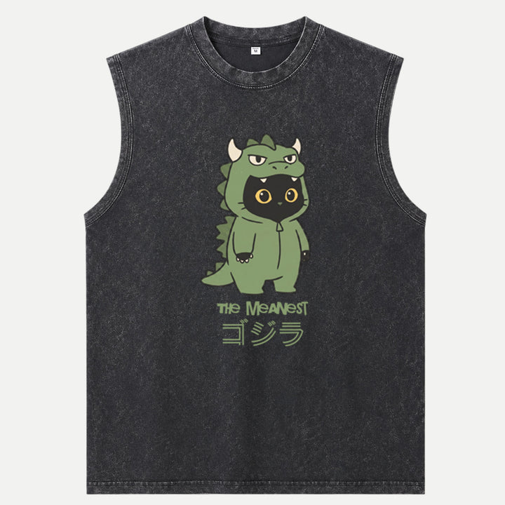 Cute Dinosaur Cat T-shirt