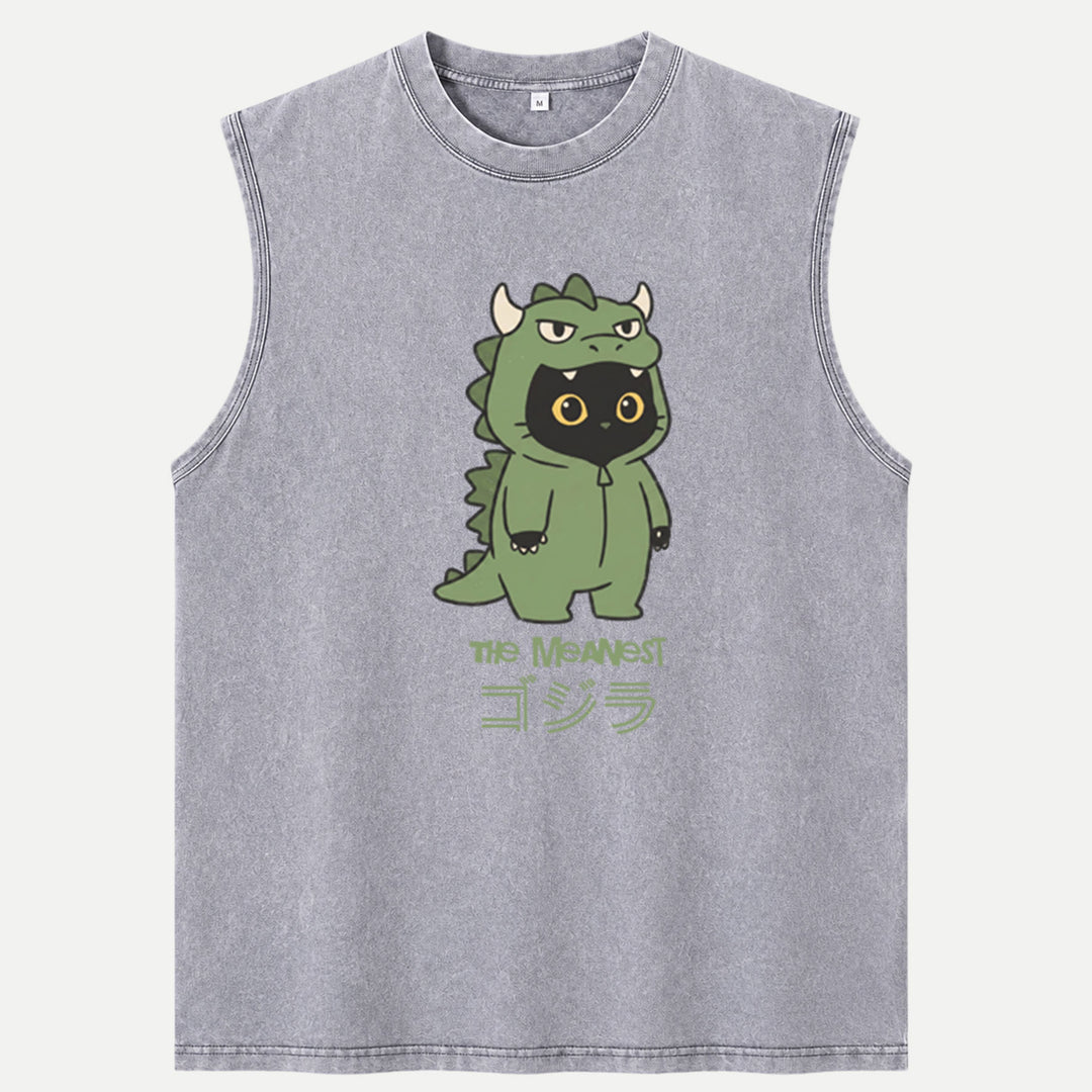 Cute Dinosaur Cat T-shirt