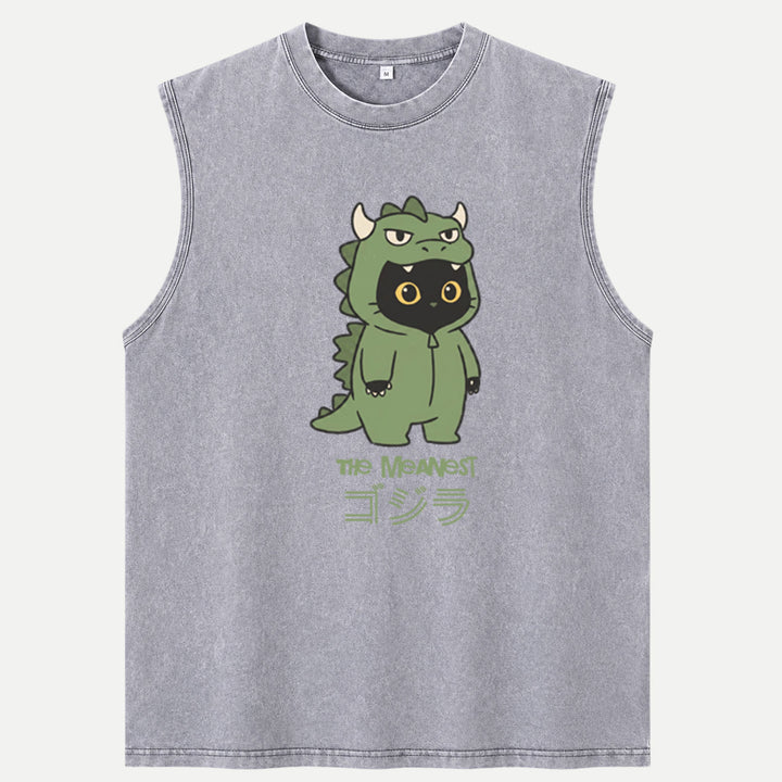 Cute Dinosaur Cat T-shirt