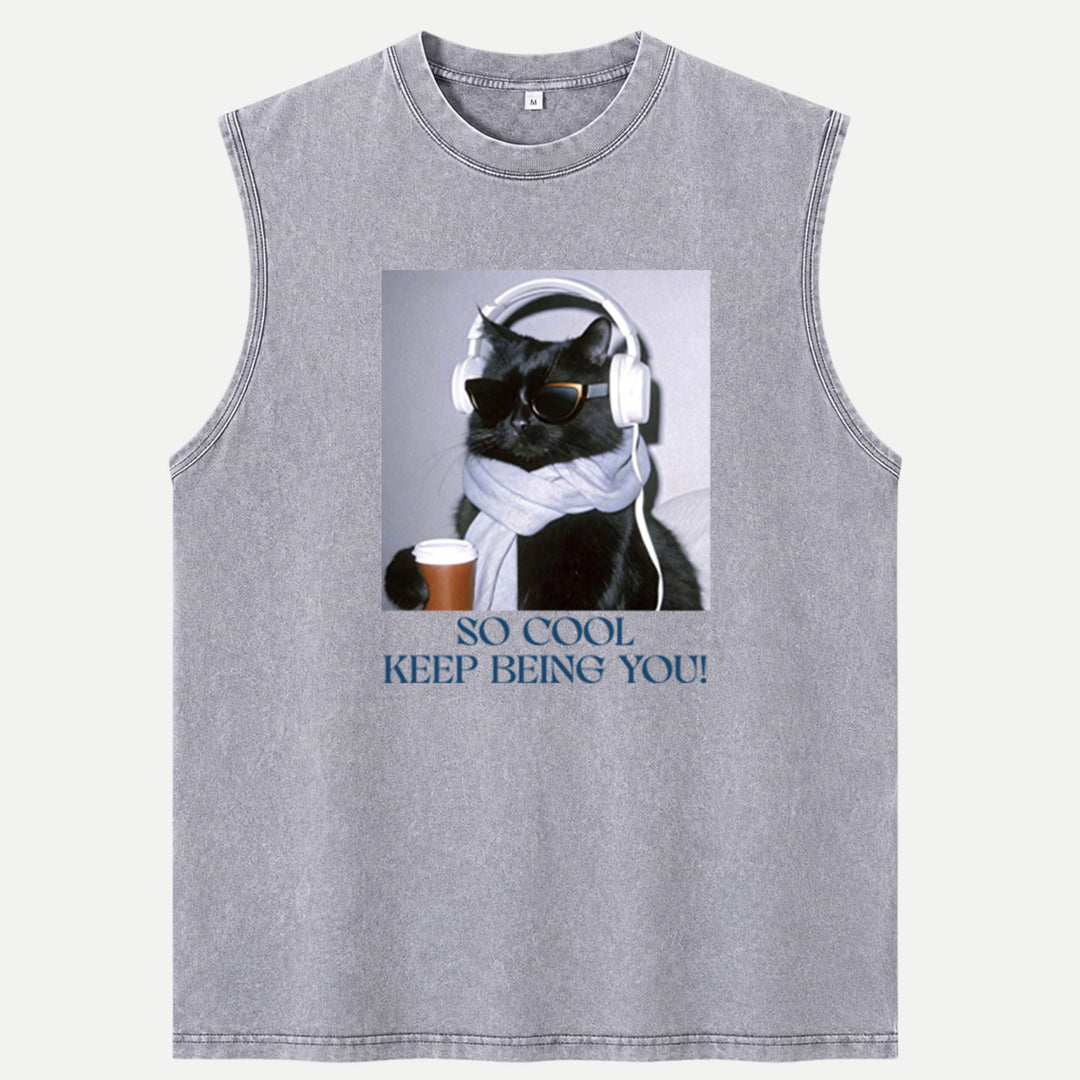 So Cool Keep Being You Cat vintage T-Shirt