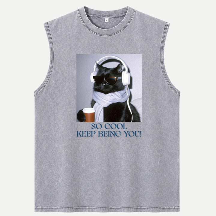So Cool Keep Being You Cat vintage T-Shirt