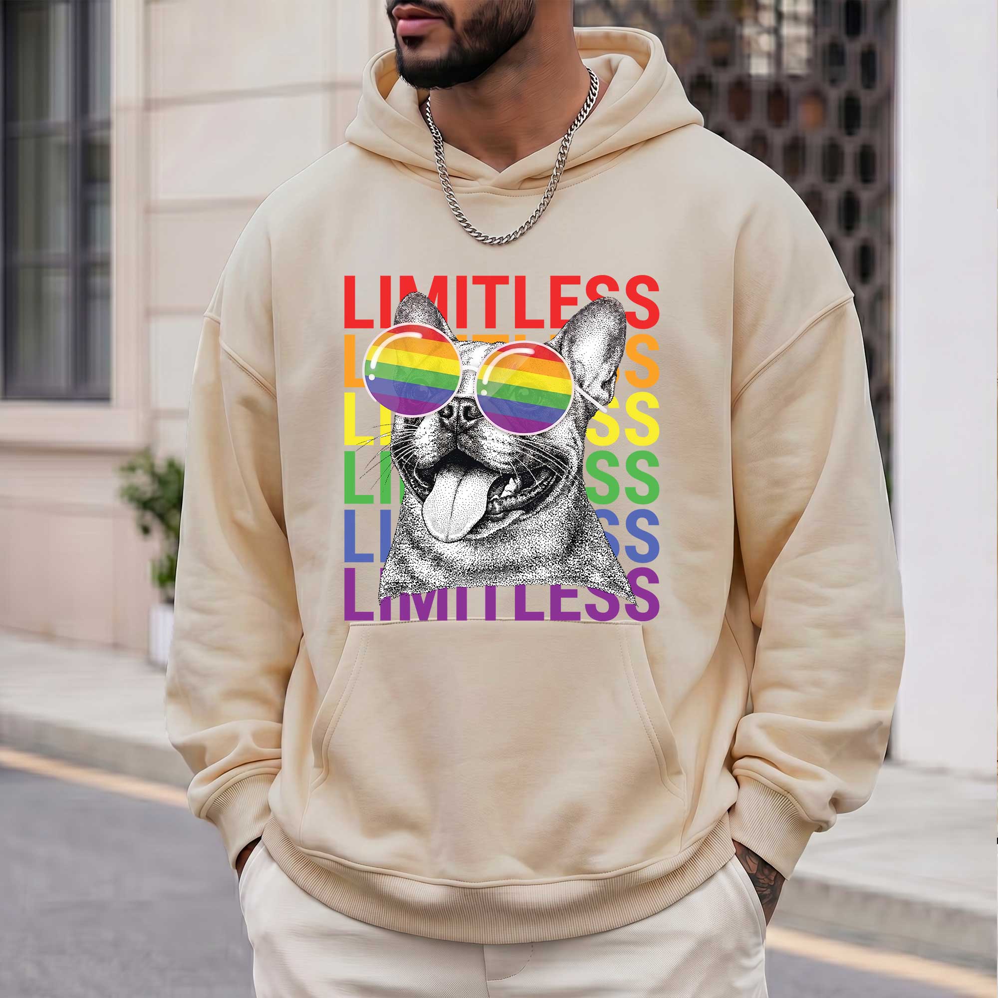 Limitless French Bulldog Pride Hoodie