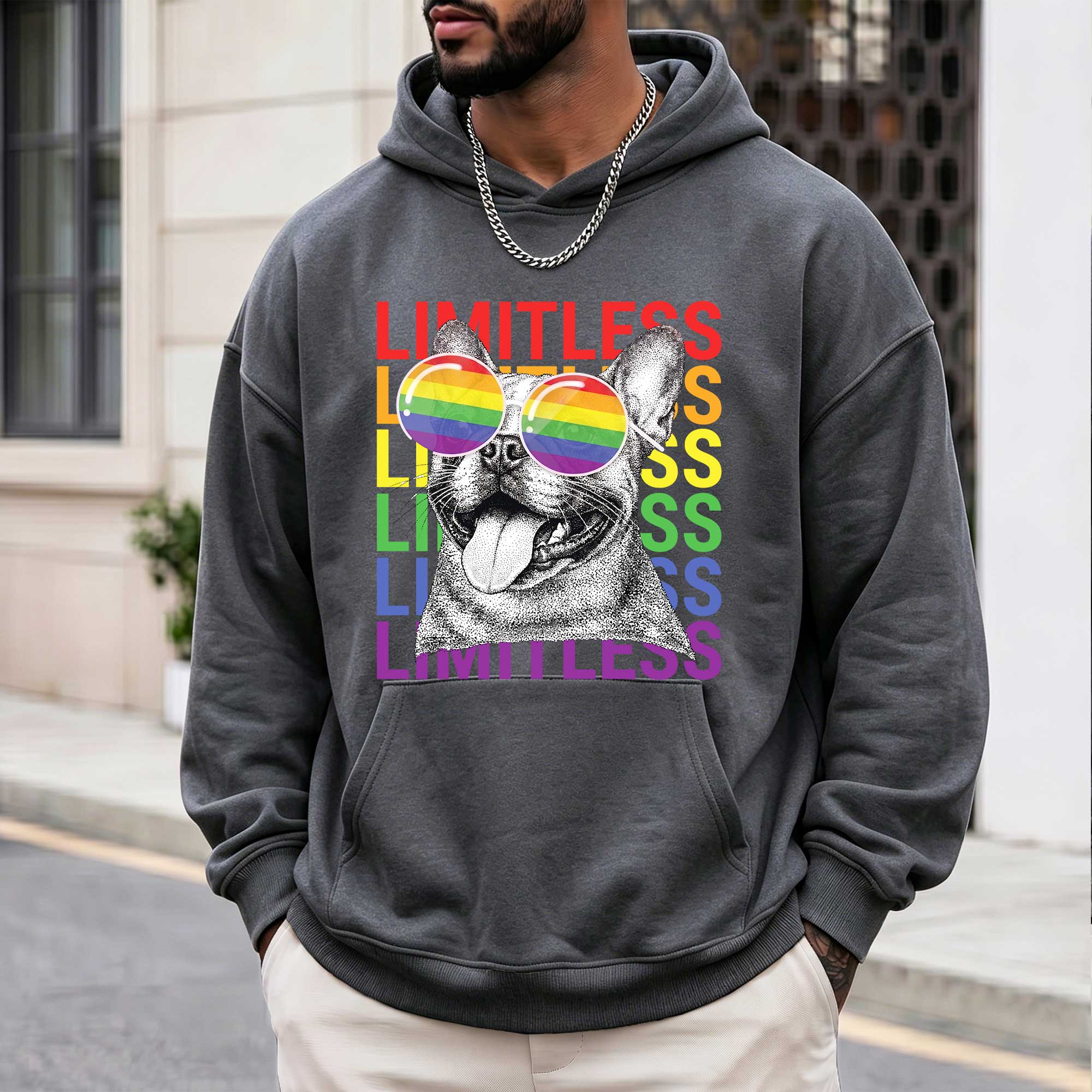 Limitless French Bulldog Pride Hoodie