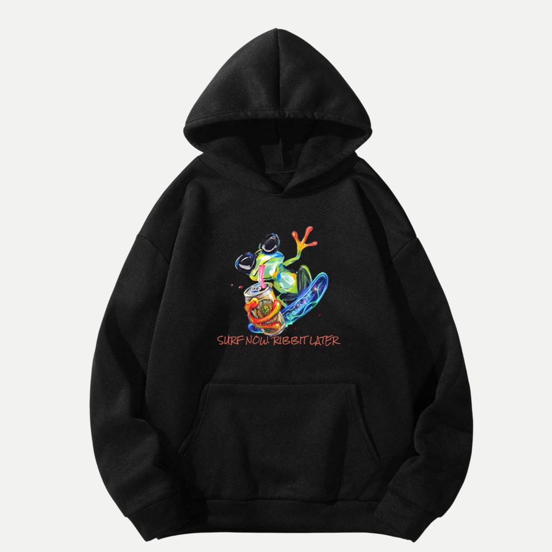 Surf Now Ribbit Later Frog T-shirt