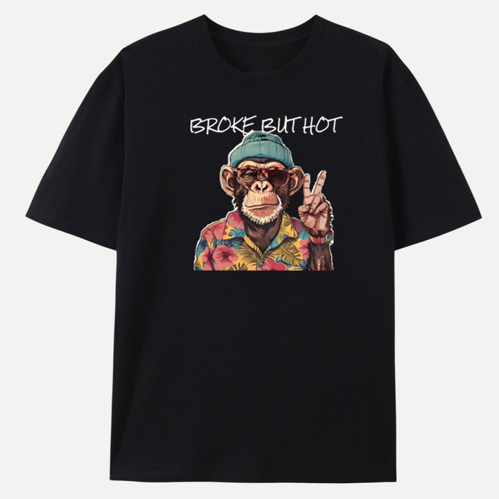 "Broke But Hot" Graphic Vintage T-shirt