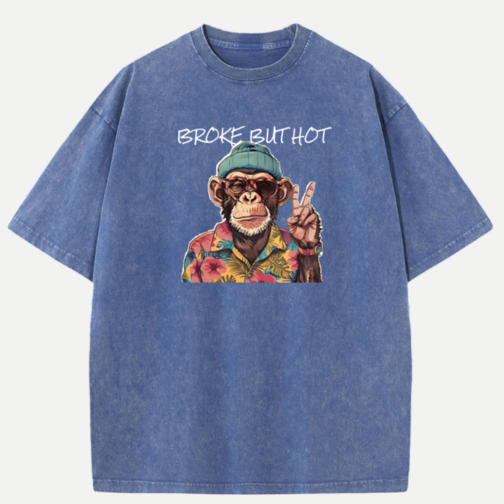 "Broke But Hot" Graphic Vintage T-shirt