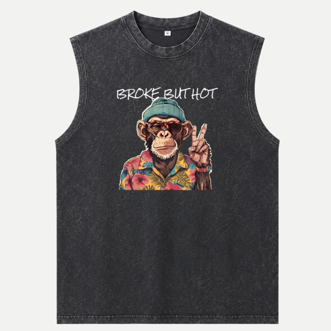 "Broke But Hot" Graphic Vintage T-shirt