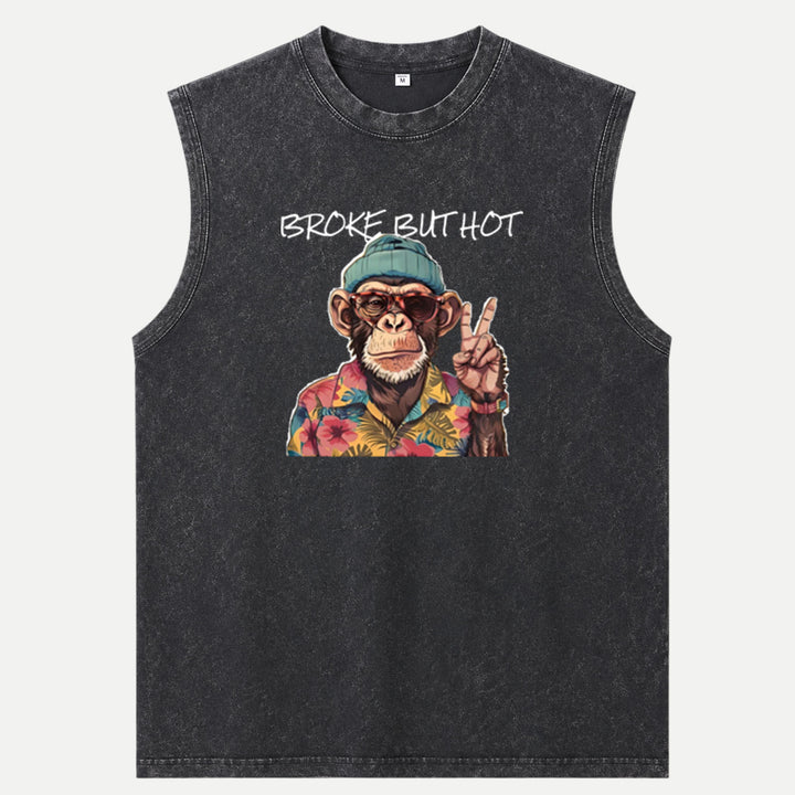 "Broke But Hot" Graphic Vintage T-shirt