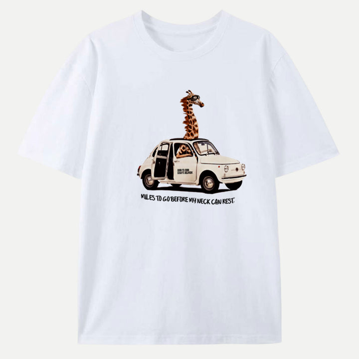 Miles to Go Before My Neck Can Rest tee