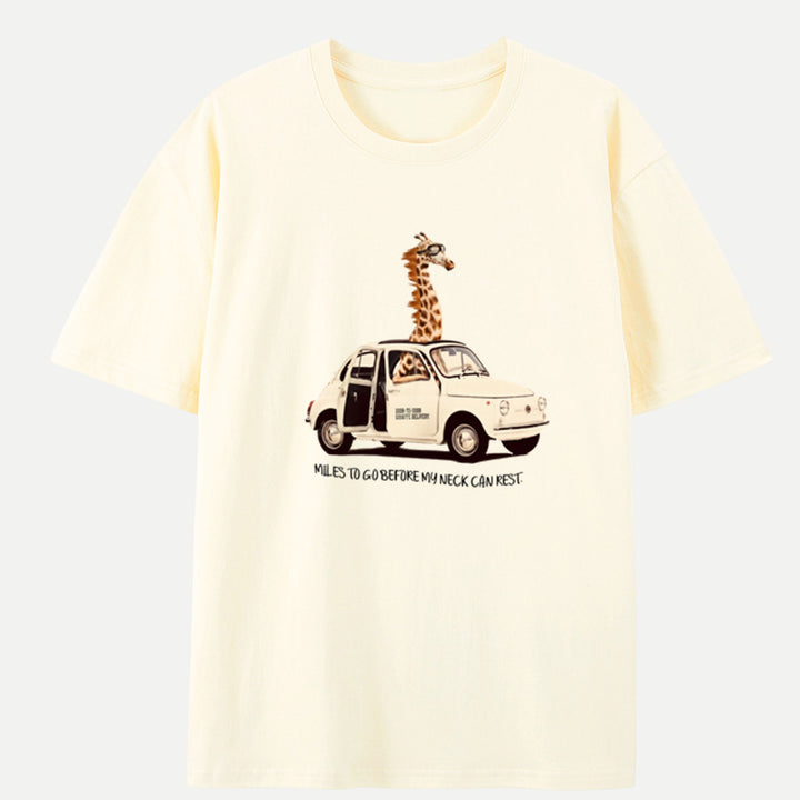 Miles to Go Before My Neck Can Rest tee