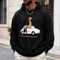 Funny Giraffe Car Hoodie
