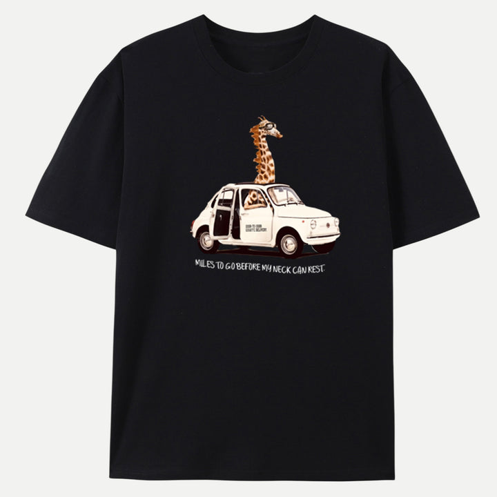 Miles to Go Before My Neck Can Rest tee