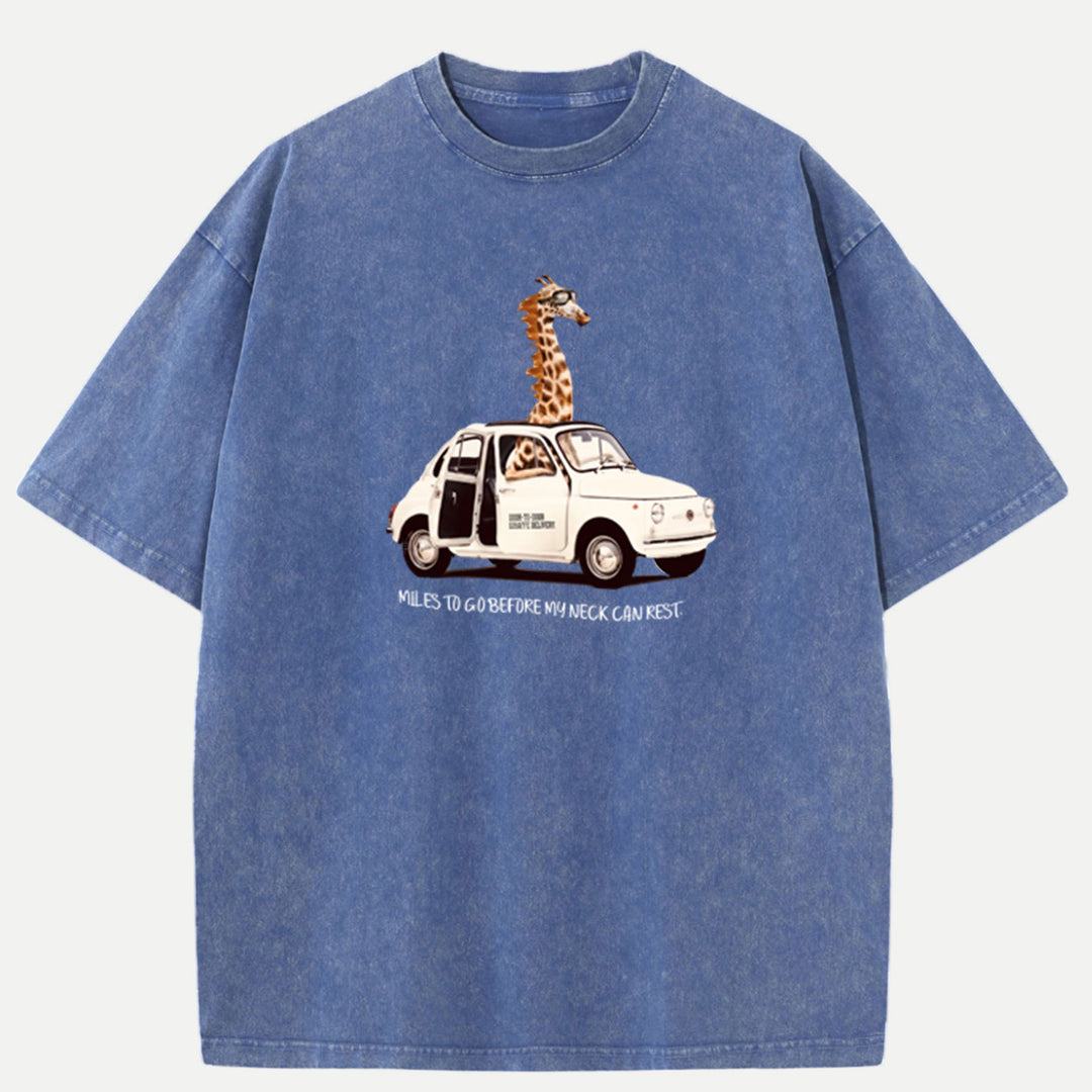 Miles to Go Before My Neck Can Rest tee