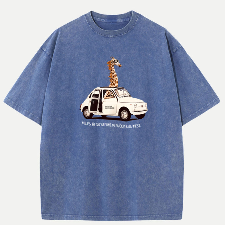 Miles to Go Before My Neck Can Rest tee