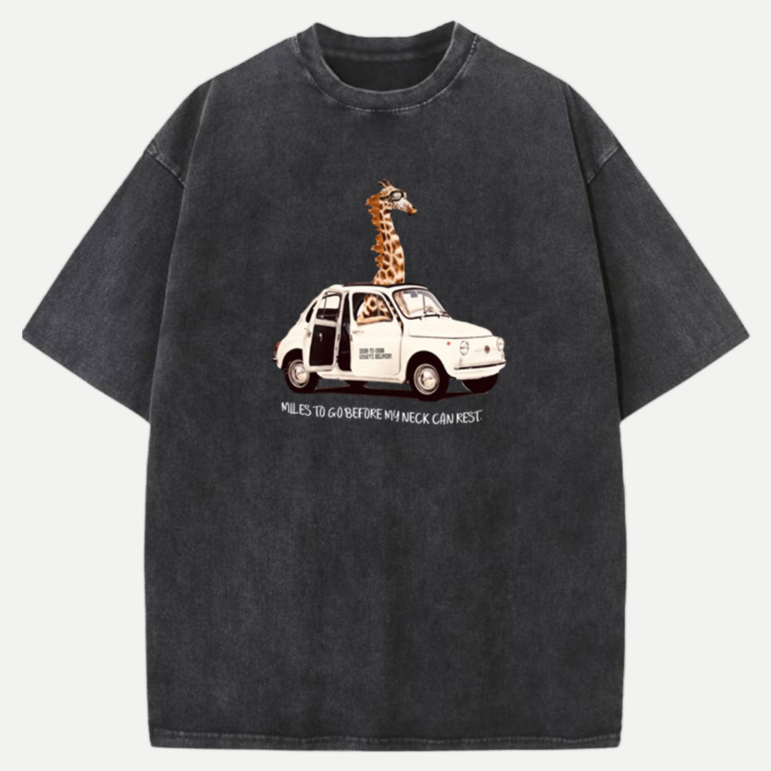 Miles to Go Before My Neck Can Rest tee