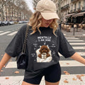 Funny Poodle "Mentally I Am Here" Graphic T-Shirt