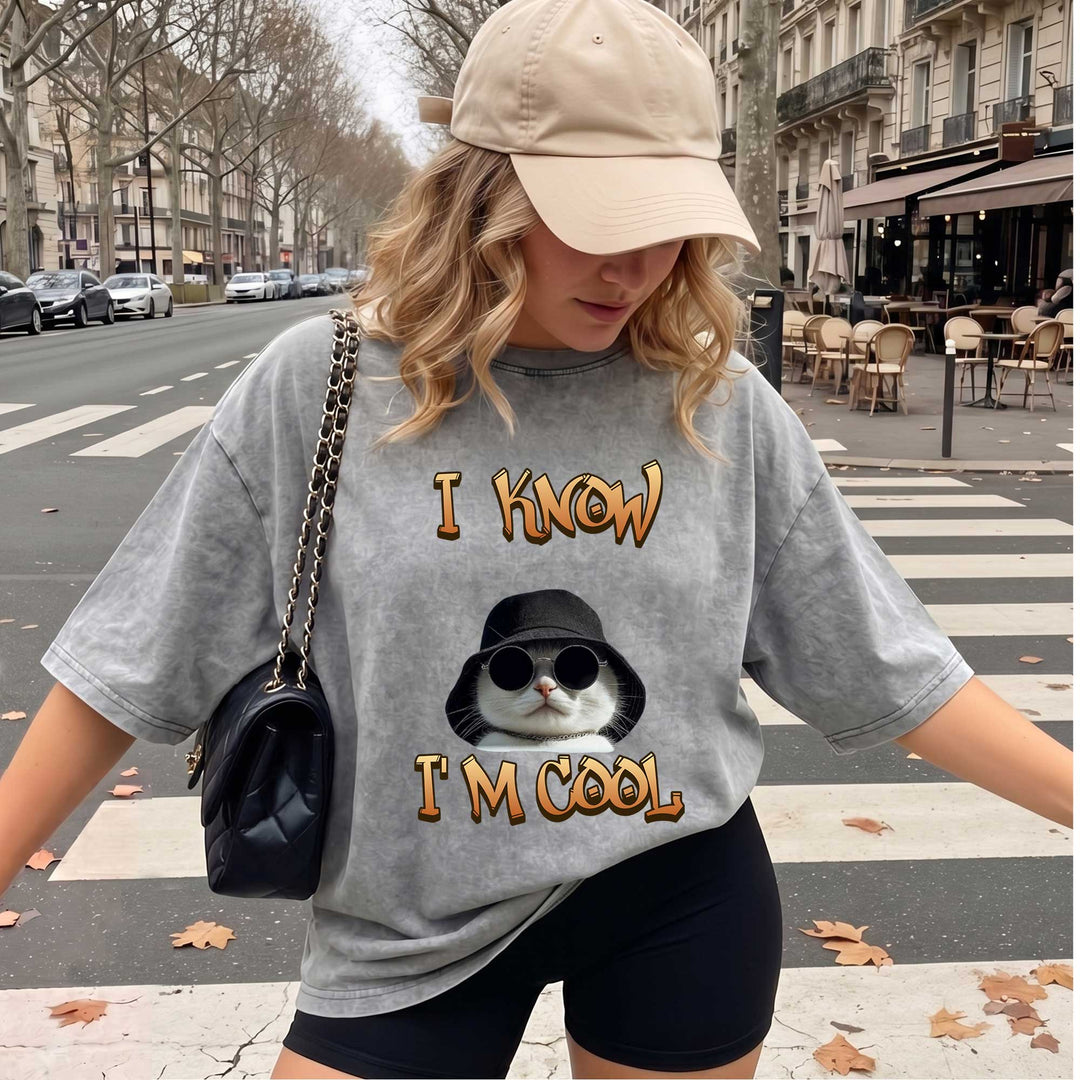 Funny Cat "I Know I&
