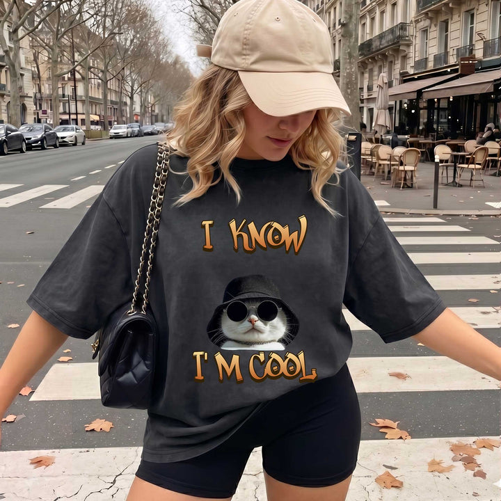 Funny Cat "I Know I&