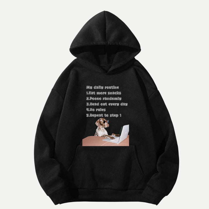 My Daily Routine Dog vintage T-Shirt