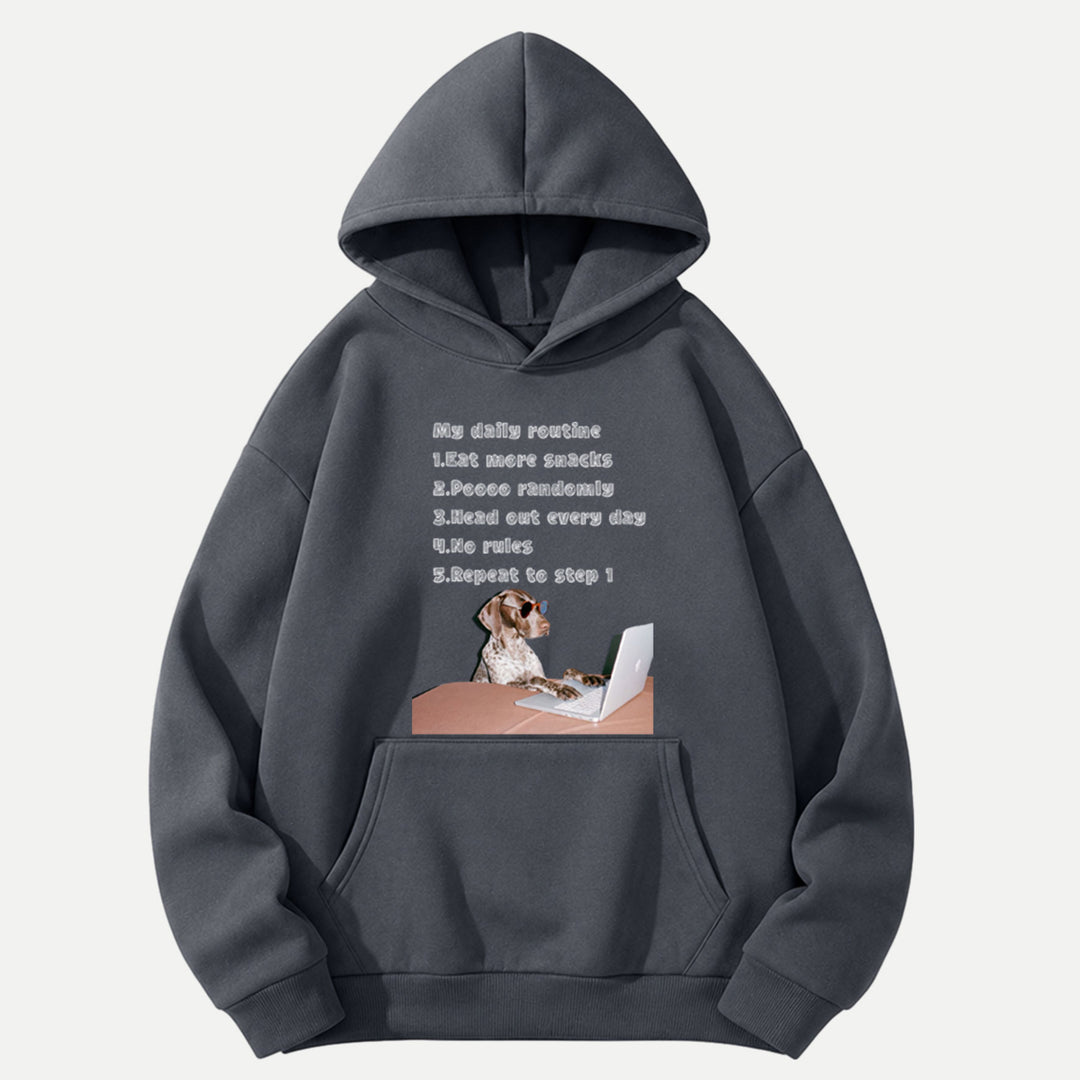 My Daily Routine Dog vintage T-Shirt