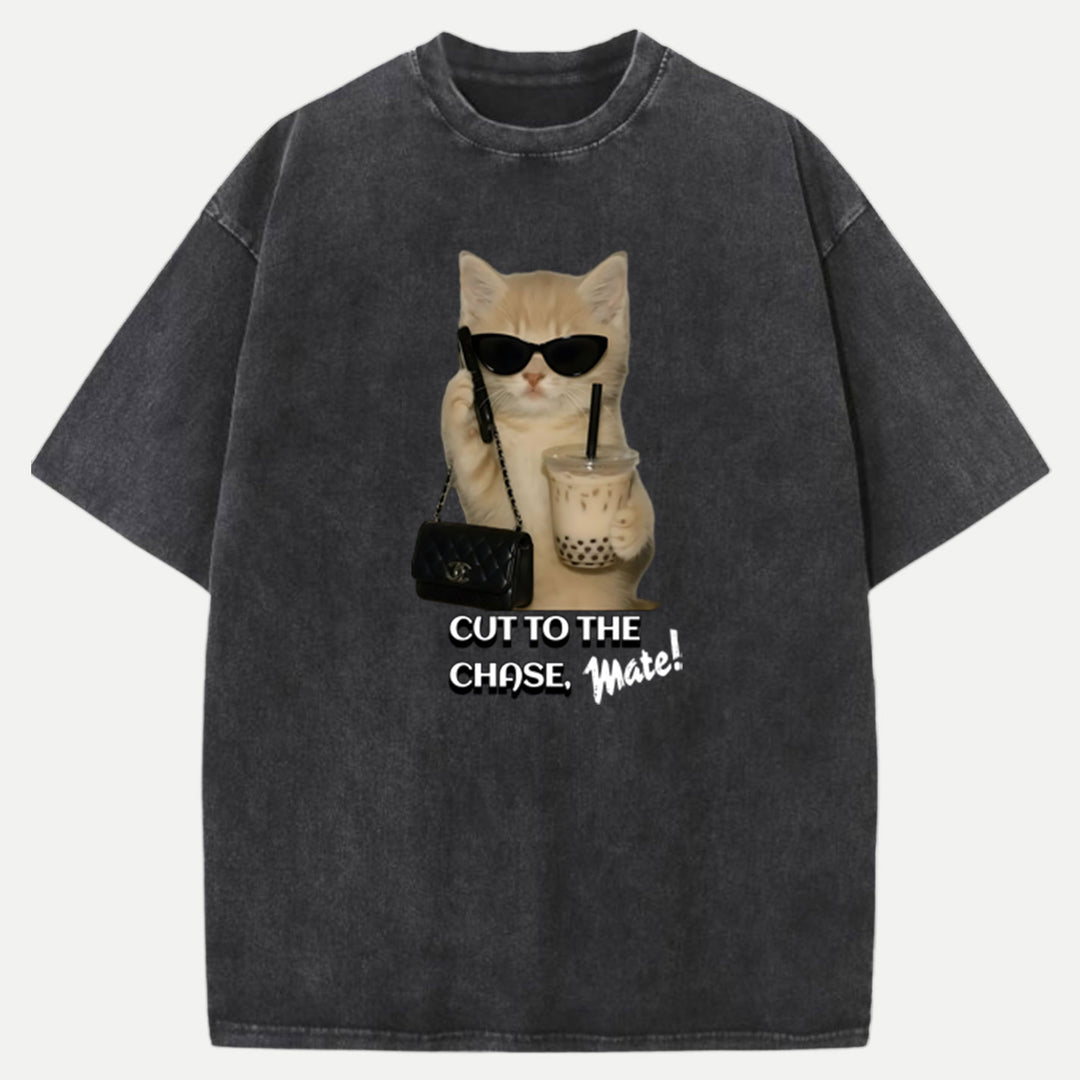Cut To The Chase Mate Cat vintage T-Shirt