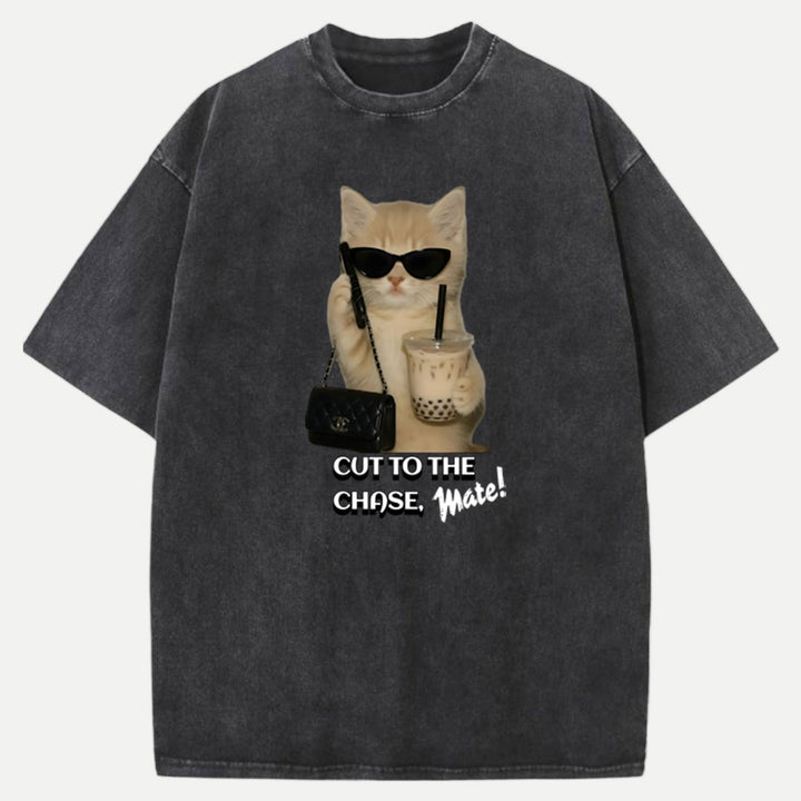Cut To The Chase Mate Cat vintage T-Shirt