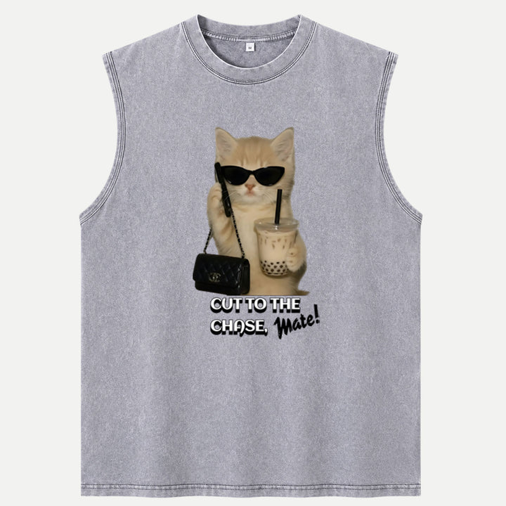 Cut To The Chase Mate Cat vintage T-Shirt