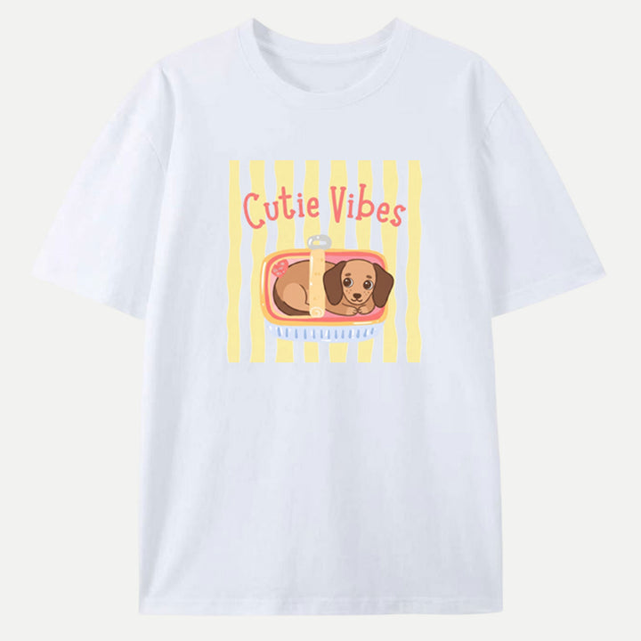Cutie Vibes Dachshund T-Shirt