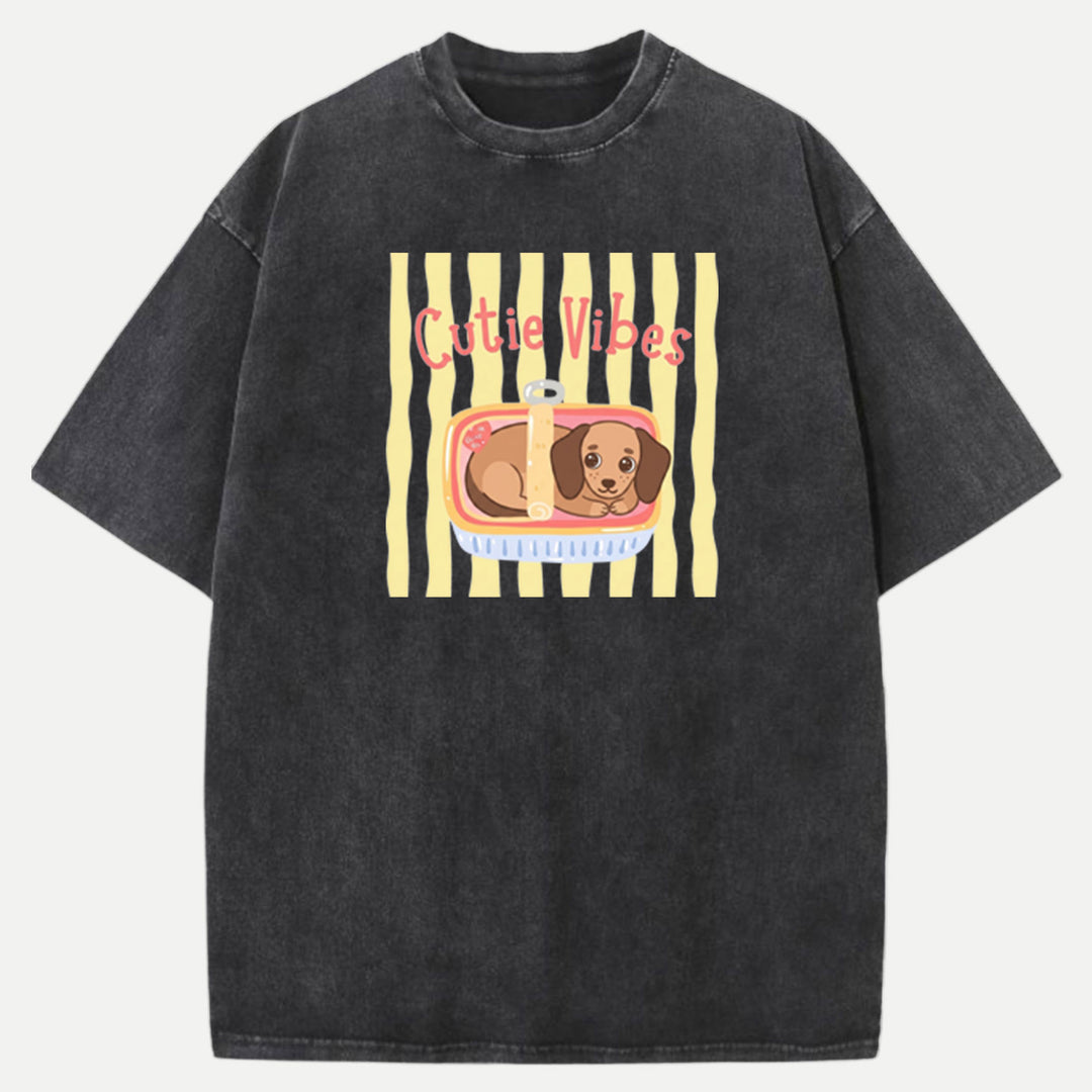 Cutie Vibes Dachshund T-Shirt
