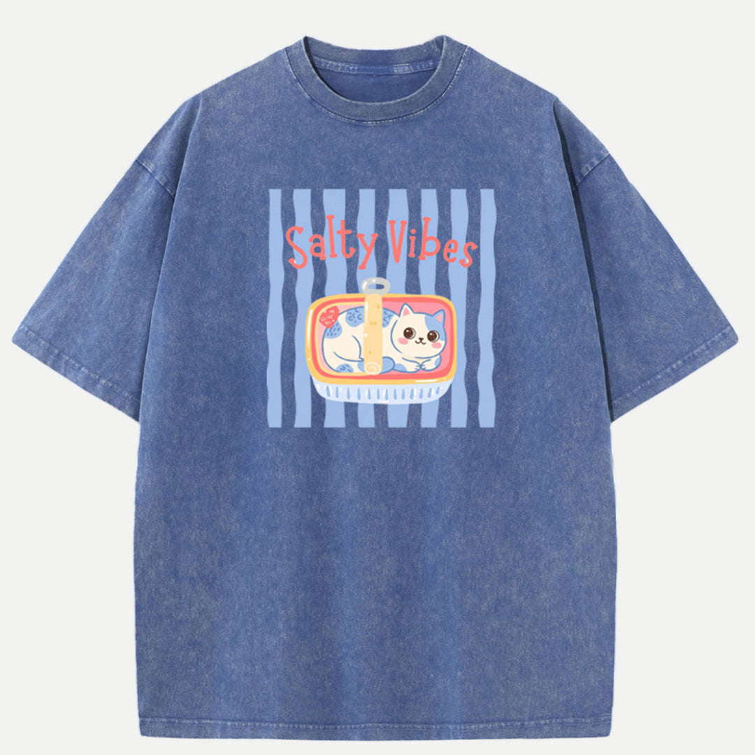 Salty Vibes Cat T-Shirt