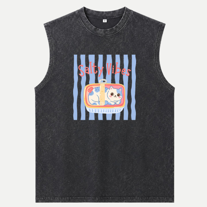 Salty Vibes Cat T-Shirt