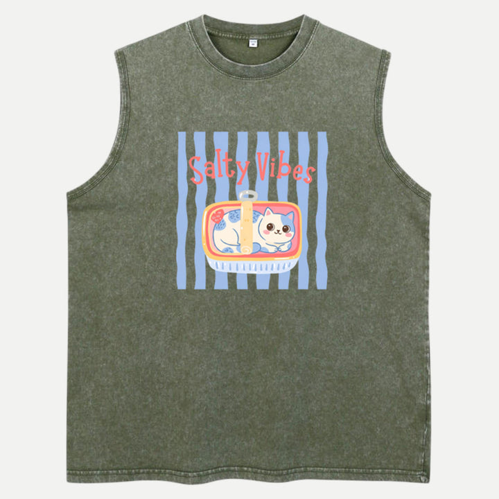 Salty Vibes Cat T-Shirt