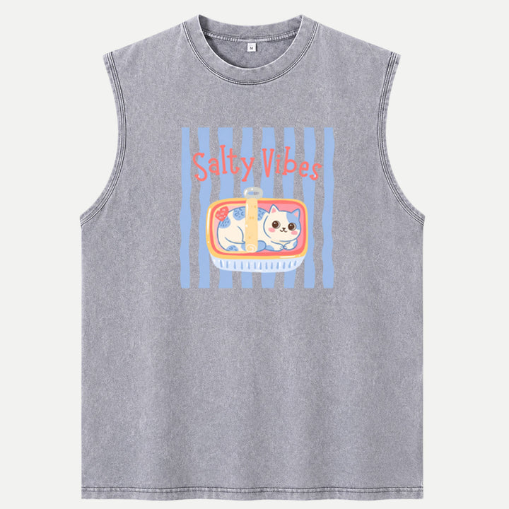 Salty Vibes Cat T-Shirt