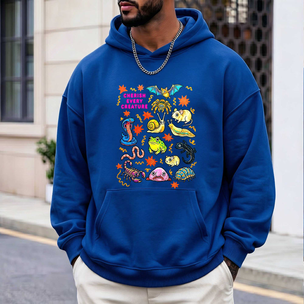 Cute Weird Nature "Cherish Every Creature" Hoodie