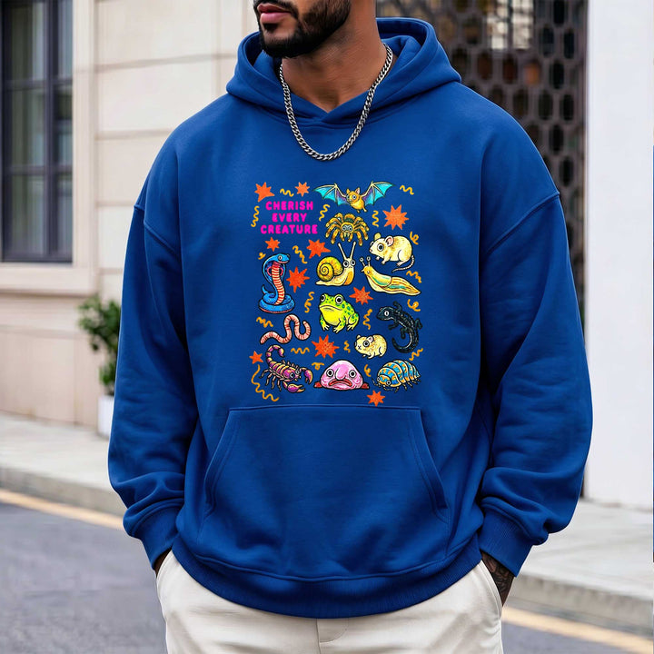 Cute Weird Nature "Cherish Every Creature" Hoodie