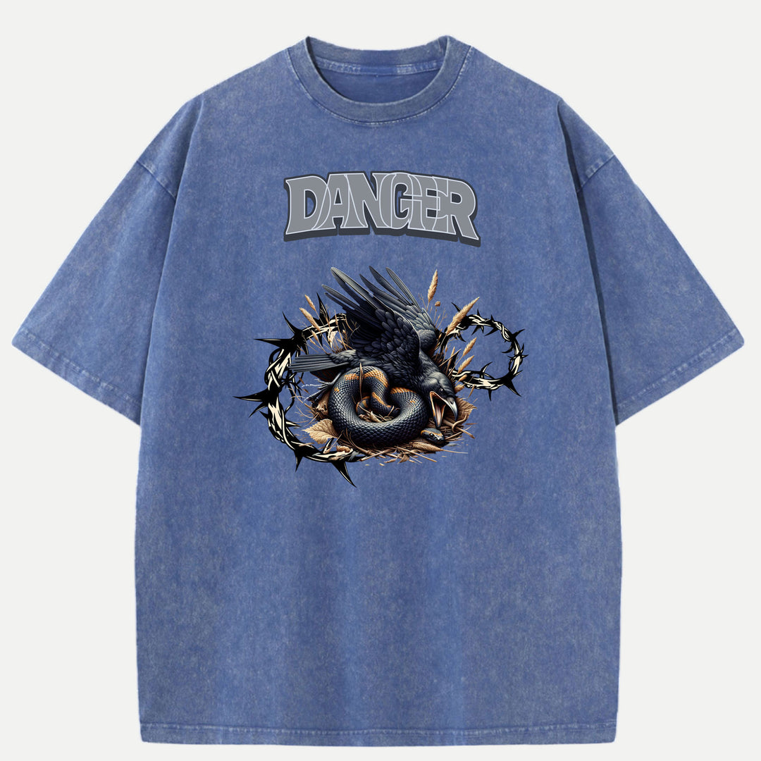 Danger Crow and Snake T-Shirt